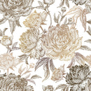 Vintage Peonies Wallpaper