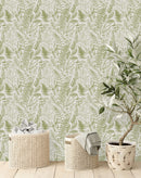 Green Ferns Wallpaper