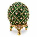 1907 Rose Trellis Royal Easter Egg 3.25 Inches