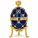 Coat of Arms Blue Royal Inspired Easter Egg