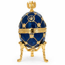 Coat of Arms Blue Royal Inspired Easter Egg