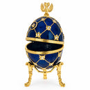 Coat of Arms Blue Royal Inspired Easter Egg