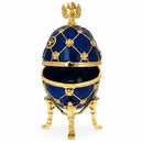 Coat of Arms Blue Royal Inspired Easter Egg