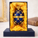 Coat of Arms Blue Royal Inspired Easter Egg