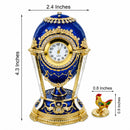 1900 Cockerel Royal Imperial Easter Egg in Blue