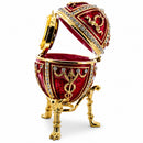 1895 Rosebud Royal Imperial Easter Egg with Clock Surprise