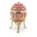 Pink Enamel Royal Inspired Imperial Easter Egg with Surprise