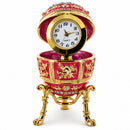 Pink Enamel Royal Inspired Imperial Easter Egg with Surprise
