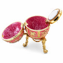 Pink Enamel Royal Inspired Imperial Easter Egg with Surprise