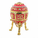 Pink Enamel Royal Inspired Imperial Easter Egg with Surprise