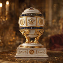 Red Cross on White Enamel Royal Inspired Imperial Easter Egg