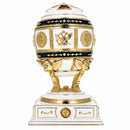 Red Cross on White Enamel Royal Inspired Imperial Easter Egg