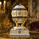 Red Cross on White Enamel Royal Inspired Imperial Easter Egg