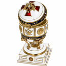Red Cross on White Enamel Royal Inspired Imperial Easter Egg