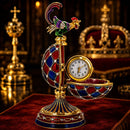 Rooster with the Surprise Clock Royal Inspired Easter Egg