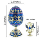 1912 Tsarevich Royal Imperial Easter Egg 5.5 Inches