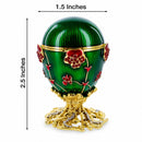 1899 Pansy Royal Imperial Easter Egg 2.5 Inches