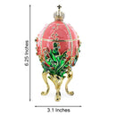 1898 Lilies of the Valley Royal Imperial Easter Egg 6.25 Inches