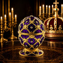 Purple Trellis Royal Inspired Easter Egg 2.5 Inches