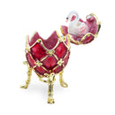 1906 The Swan Royal Imperial Easter Egg in Red