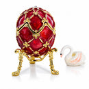 1906 The Swan Royal Imperial Easter Egg in Red