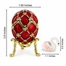 1906 The Swan Royal Imperial Easter Egg in Red