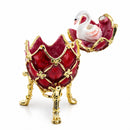 1906 The Swan Royal Imperial Easter Egg in Red