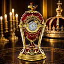 1900 Cockerel Royal Imperial Easter Egg in Red