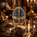 1899 Twelve Panel Royal Imperial Easter Egg in Blue Enamel