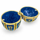 1899 Twelve Panel Royal Imperial Easter Egg in Blue Enamel