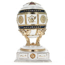 Red Cross on White Enamel Royal Inspired Imperial Easter Egg