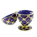 Purple Trellis Royal Inspired Easter Egg 2.5 Inches