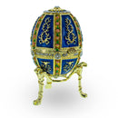 1899 Twelve Panel Royal Imperial Easter Egg in Blue Enamel