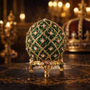 1907 Rose Trellis Royal Easter Egg 3.25 Inches