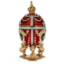 Lions Holding Royal Crown Inspired Easter Egg 2.75 Inches