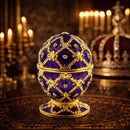 Purple Trellis Royal Inspired Easter Egg 2.5 Inches