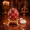 1906 The Swan Royal Imperial Easter Egg in Red