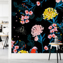 Birds and Flowers Wallpaper