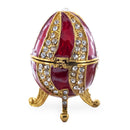 Red Crystal Spire Royal Inspired Imperial Egg 2.5 Inches