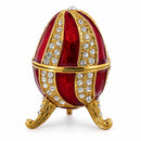 Red Crystal Spire Royal Inspired Imperial Egg 2.5 Inches