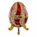 Red Crystal Spire Royal Inspired Imperial Egg 2.5 Inches