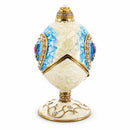 Rose in Crystal Valentine's Heart Royal Inspired Easter Egg 3.25 Inches