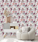 Modish Light Floral Wallpaper Chic