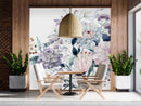 Voguish Pastel Color Flowers Wallpaper