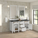 James Martin Lorelai 60" Double Bathroom Vanity, Bright White