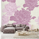 Large Flowers Wallpaper