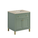 James Martin Chicago 30" Single Bathroom Vanity, Smokey Celadon