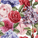 Voguish Multicolored Floral Wallpaper