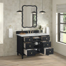 James Martin Lorelai 48" Single Bathroom Vanity, Black Onyx