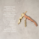Copper and Gold Corkscrew